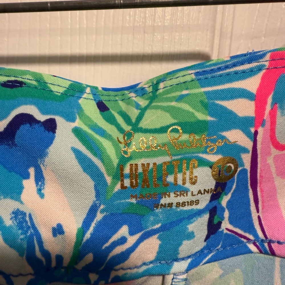 Lilly Pulitzer Luxletic Vibrant Floral Pants - Picture 6 of 9